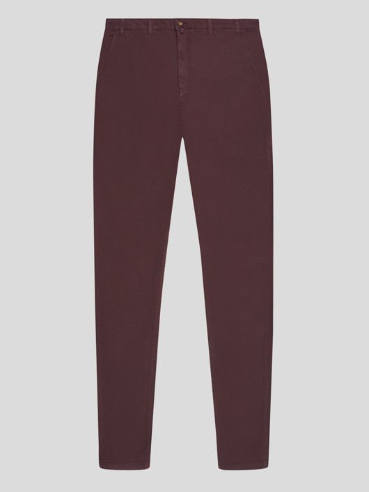 Chino Uni Prune Capel Grande Taille  homme grande taille - Capelstore