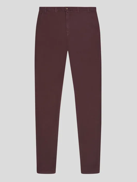 Chino Uni Prune Capel Grande Taille  homme grande taille - Capelstore
