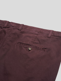 Chino Uni Prune Capel Grande Taille  homme grande taille - Capelstore
