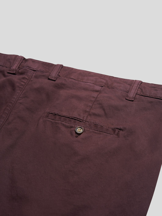 Chino Uni Prune Capel Grande Taille homme grande taille - Capelstore