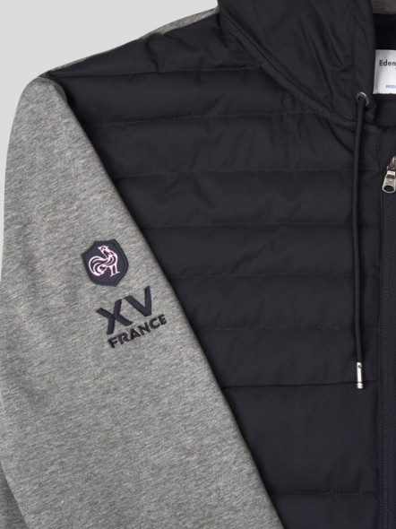 Sweat Hoodie Matelassé Eden Park Grande Taille