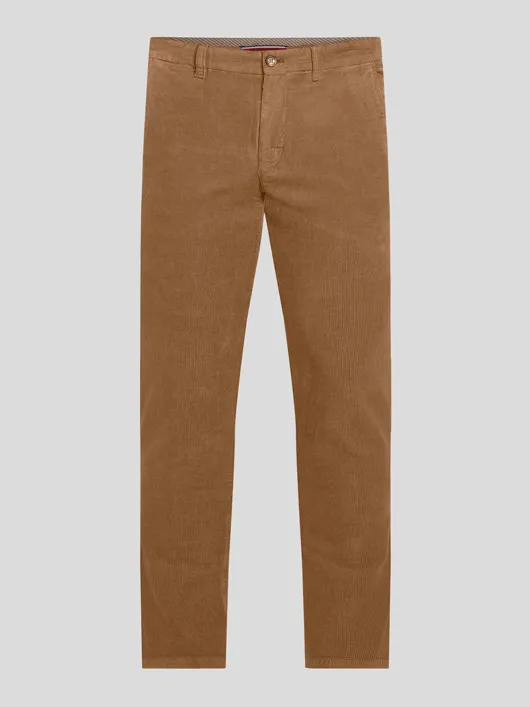 Pantalon Velours Beige Tommy Hilfiger Grande Taille  homme grande taille - Capelstore