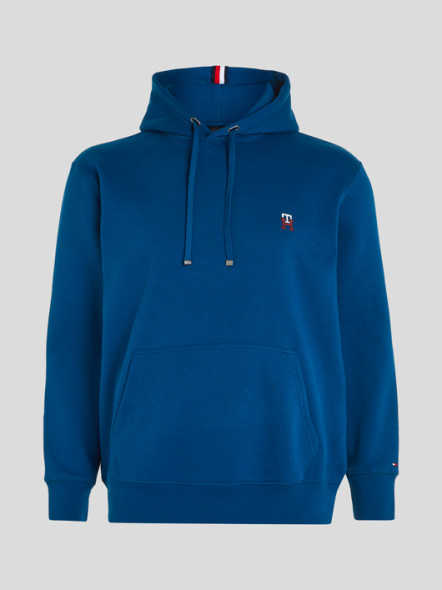 Sweat Capuche Bleu Tommy Hilfiger Grande Taille