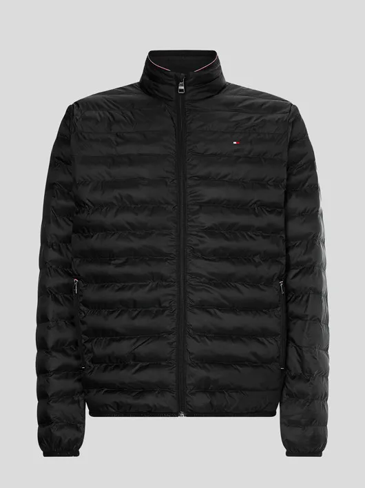 Blouson Matelasse Noir Tommy Hilfiger Grande Taille  homme grande taille - Capelstore
