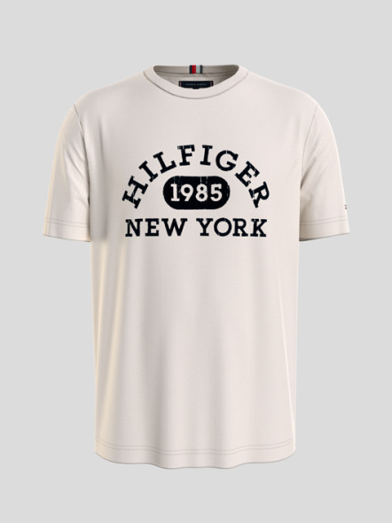 Tee-shirt Blanc Hilfiger N.Y. Tommy Hilfiger Grande Taille