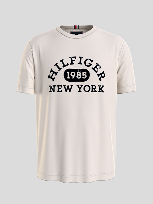 Tee-shirt Blanc Hilfiger N.y. Tommy Hilfiger Grande Taille  homme grande taille - Capelstore