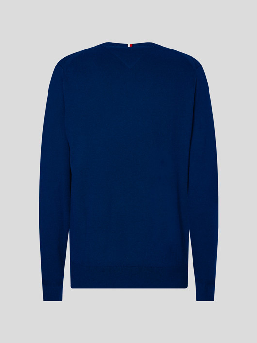 Pull Coton/cach. Marine Tommy Hilfiger Grande Taille  homme grande taille - Capelstore