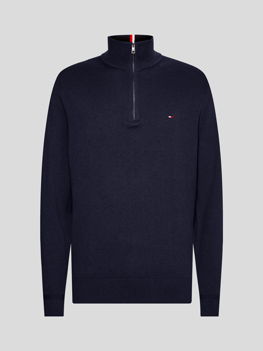 Pull Camionneur Marine Tommy Hilfiger Grande Taille  homme grande taille - Capelstore