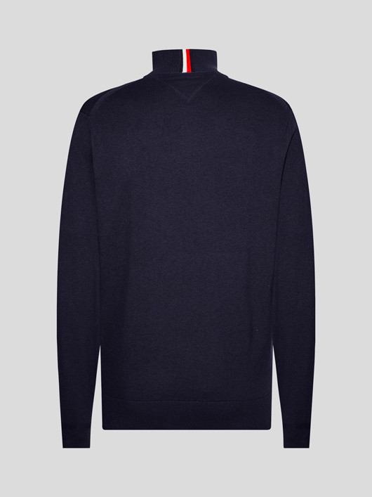 Pull Camionneur Marine Tommy Hilfiger Grande Taille  homme grande taille - Capelstore