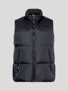Doudoune Noire Sans Manches Tommy Hilfiger Grande Taille  homme grande taille - Capelstore