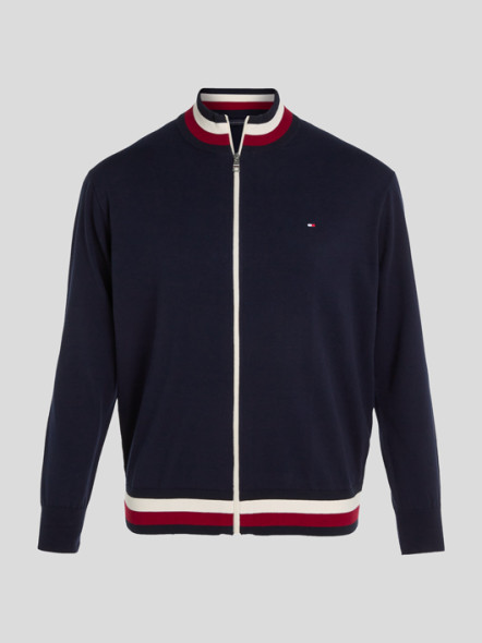 Cardigan Zippé Tommy Hilfiger Grande Taille