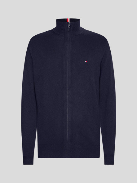 Cardigan Zippé Camionneur Tommy Hilfiger Grande Taille