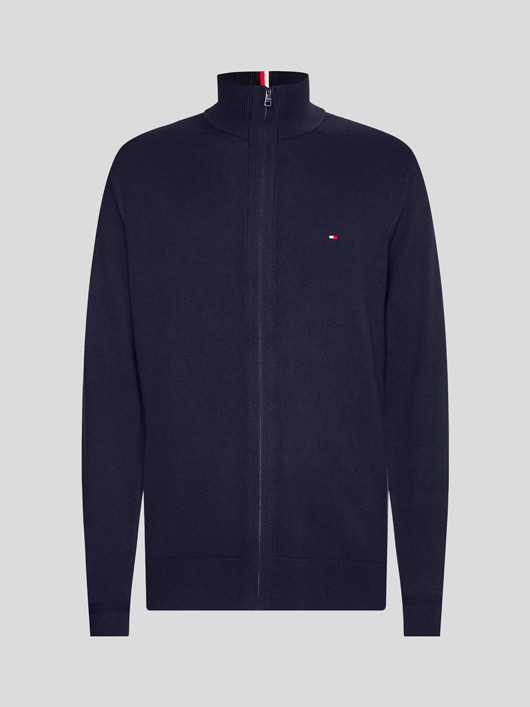 Cardigan Zippe Camionneur Tommy Hilfiger Grande Taille  homme grande taille - Capelstore