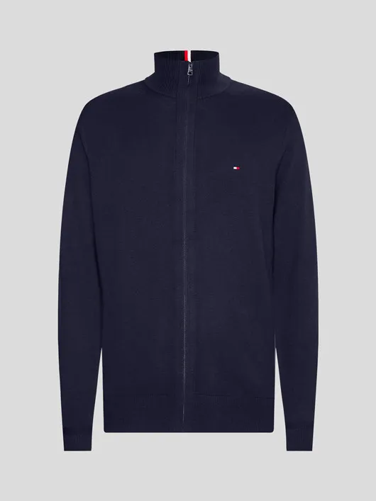 Cardigan Zippe Camionneur Tommy Hilfiger Grande Taille  homme grande taille - Capelstore