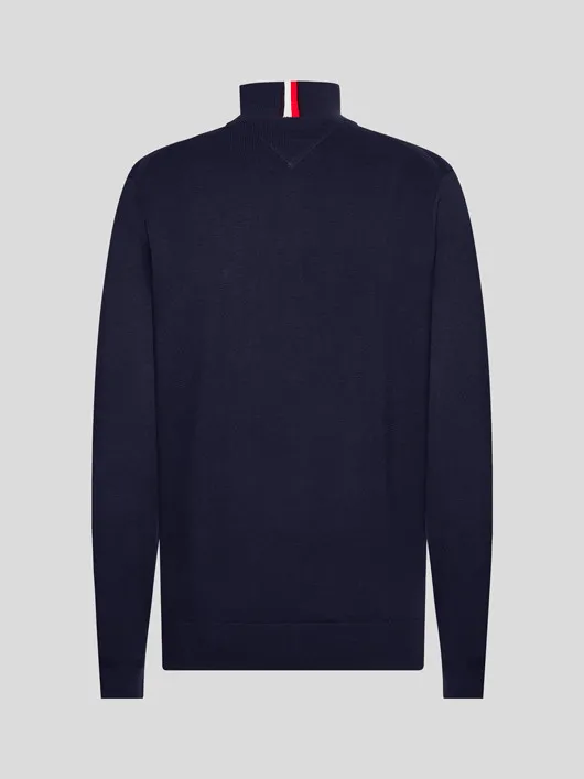 Cardigan Zippe Camionneur Tommy Hilfiger Grande Taille  homme grande taille - Capelstore