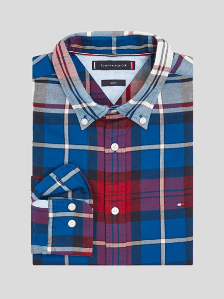 Chemise Carreaux Tommy Hilfiger Grande Taille