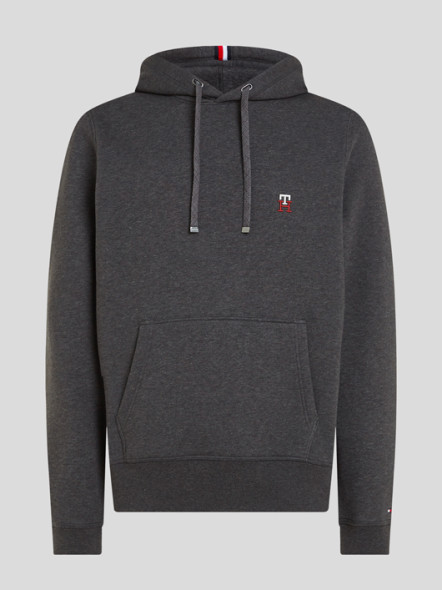 Sweat Capuche Anthracite Tommy Hilfiger Grande Taille