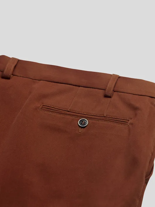 Pantalon Gaspard Brique Capel Grande Taille  homme grande taille - Capelstore