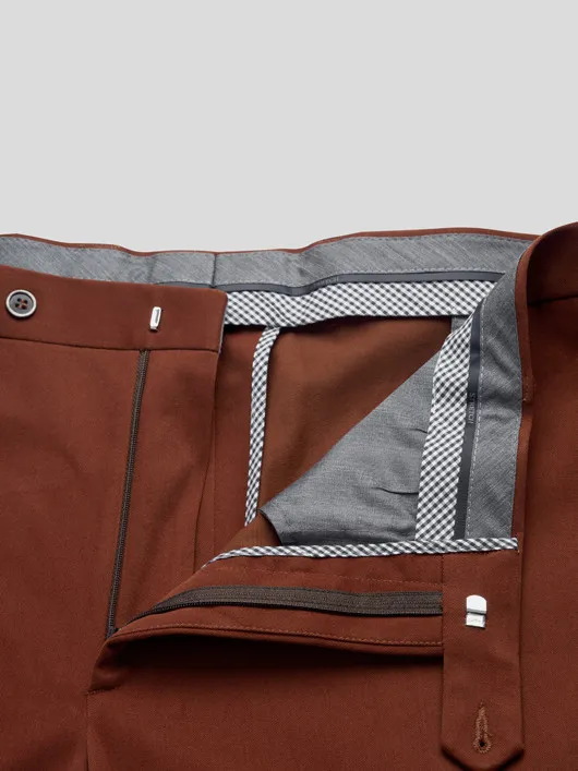 Pantalon Gaspard Brique Capel Grande Taille  homme grande taille - Capelstore