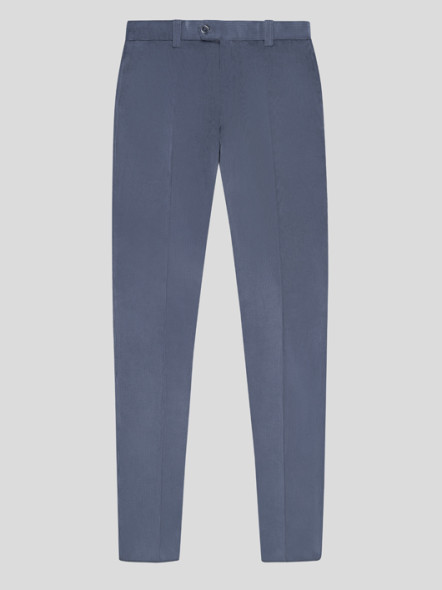 Pantalon Grant Bleu Velours Capel Grande Taille