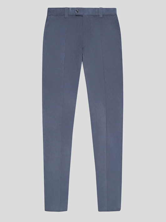 Pantalon Grant Bleu Velours Capel Grande Taille