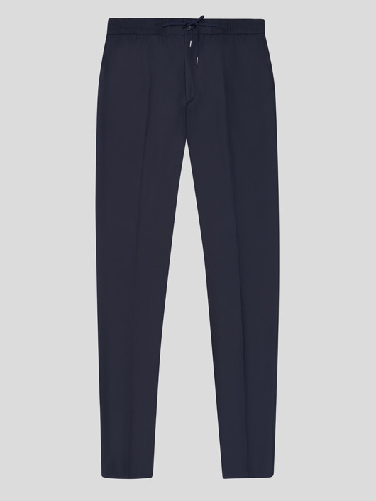 Pantalon Gary Marine Av.cordon Capel Grande Taille  homme grande taille - Capelstore