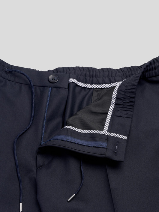 Pantalon Gary Marine Av.cordon Capel Grande Taille  homme grande taille - Capelstore