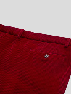 Pantalon Grant Velours Rouge Capel Grande Taille  homme grande taille - Capelstore