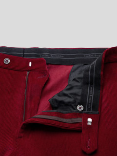 Pantalon Grant Velours Rouge Capel Grande Taille  homme grande taille - Capelstore