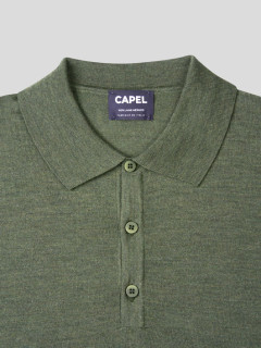 Pull Paolo Col Polo Merinos Capel Grande Taille  homme grande taille - Capelstore