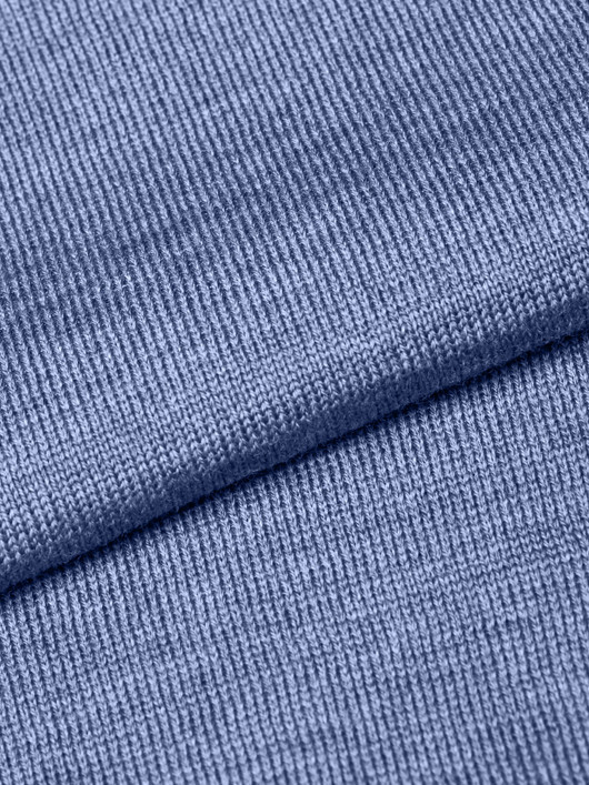 Pull Merinos Como Col V Bleu Capel Grande Taille homme grande taille - Capelstore