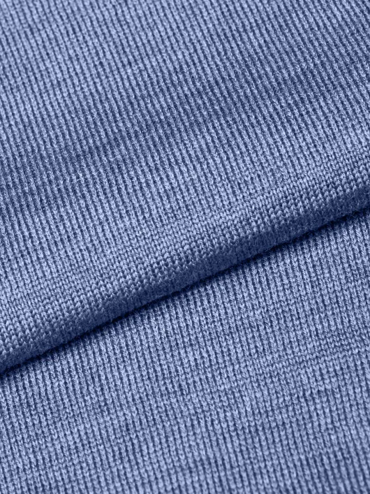 Pull Merinos Como Col V Bleu Capel Grande Taille  homme grande taille - Capelstore