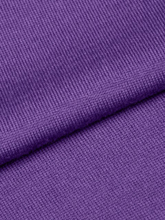 Pull Merinos Como Col V Violet Capel Grande Taille  homme grande taille - Capelstore