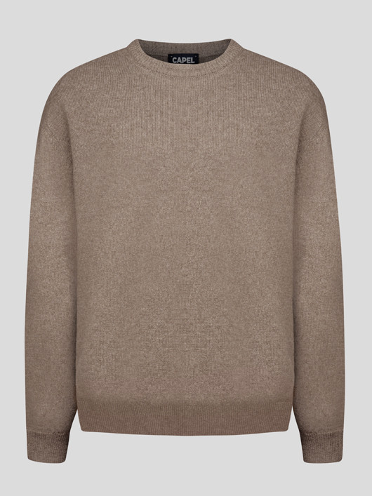 Pull Lambswool Luca Col Rond Capel Grande Taille homme grande taille - Capelstore