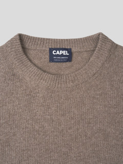 Pull Lambswool Luca Col Rond Capel Grande Taille  homme grande taille - Capelstore