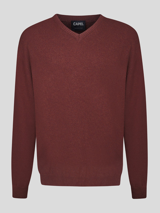 Pull Lambswool Como Col V Capel Grande Taille homme grande taille - Capelstore