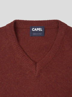 Pull Lambswool Como Col V Capel Grande Taille  homme grande taille - Capelstore