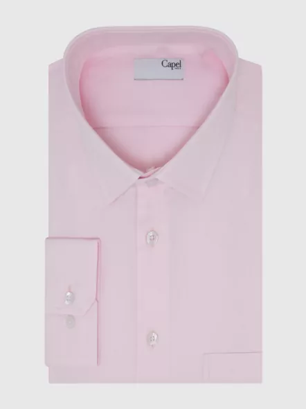 Chemise Unie Rose Capel Grande Taille