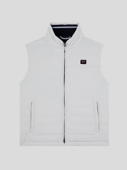 Doudoune Sans Manches Blanche Paul & Shark Grande Taille
