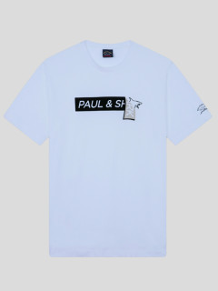 Tee-shirt Blanc Paul & Shark Grande Taille  homme grande taille - Capelstore