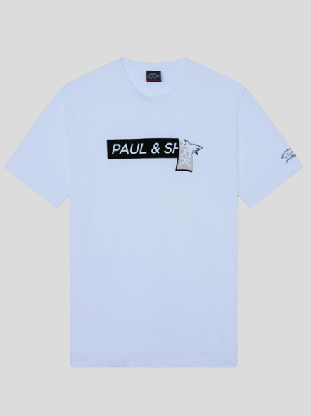 Tee-shirt Blanc Paul & Shark Grande Taille