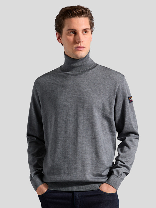 Pull Col Roule Paul & Shark Grande Taille homme grande taille - Capelstore