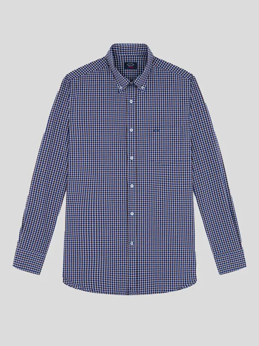 Chemise Carreaux Paul & Shark Grande Taille  homme grande taille - Capelstore
