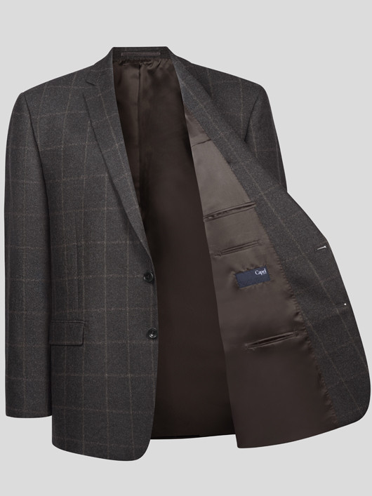 Veste Chevrons Grds Drapiers Tissu Vitale Barberis Canonico  homme grande taille - Capelstore
