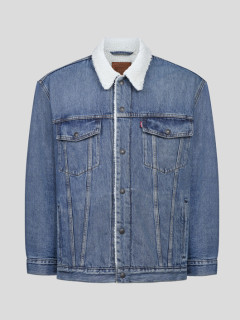 Blouson Jean Sherpa Levi's Grande Taille  homme grande taille - Capelstore