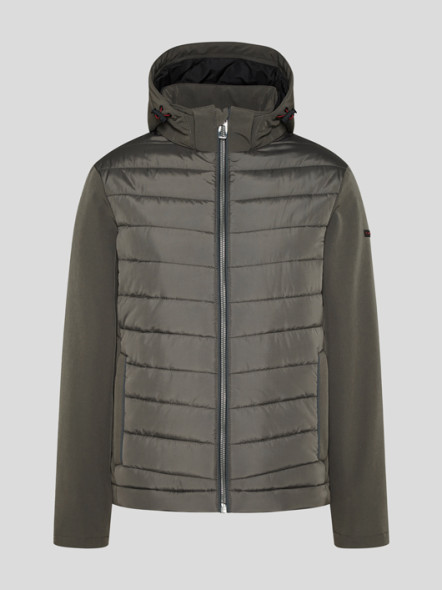 Blouson Matelassé Anthracite Bugatti Grande Taille