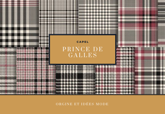 Le tissu motif Prince de Galles